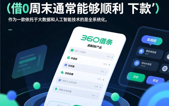 360借条在周末能顺利下款吗