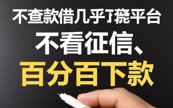 能否找到不查看征信的借款平台,2026最新不查征信贷款有哪些 2026最新不查征信贷款有哪些