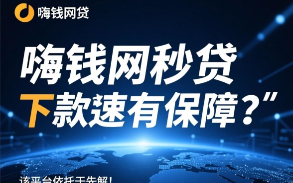 嗨钱网秒贷对下款速度有保障吗