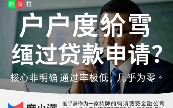 黑户在度小满能否通过贷款申请