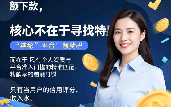 哪个网贷平台可以轻松大额下款