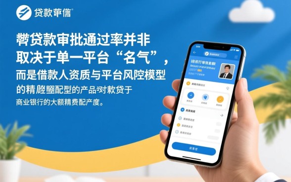 哪些大额贷款平台审批通过率高