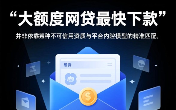 大额度网贷最快下款有什么秘密