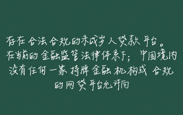 未成年贷款平台有哪些可以借款