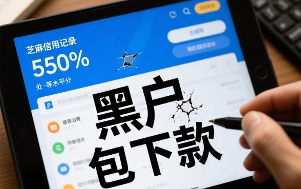 黑户芝麻分550包下款的口子有哪些