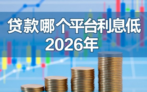 贷款哪个平台利息低2026年