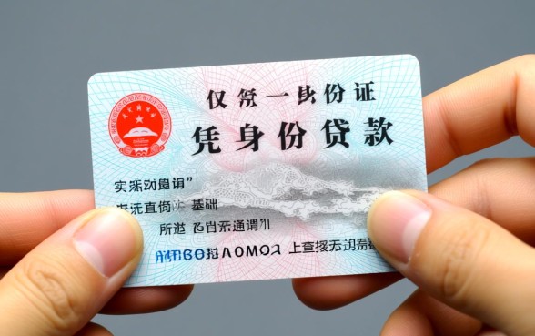 凭身份证个人小额贷款怎么贷的