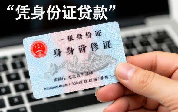 凭身份证个人小额贷款怎么贷的