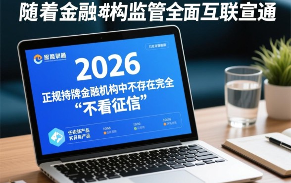 不看征信能下款的网贷2026有哪些