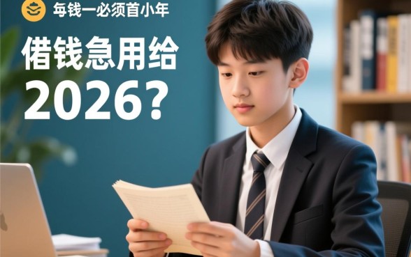 17岁借钱急用小额2026年怎么办