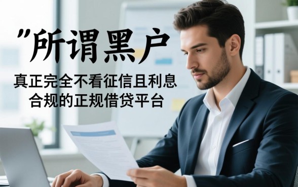 黑户借钱的正规平台有哪些平台