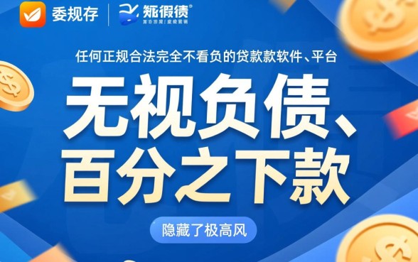 有没有真的不看负债的贷款软件