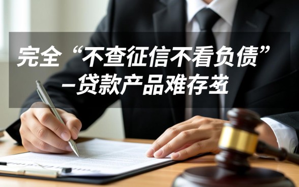 不查征信不看负债的网贷有哪些