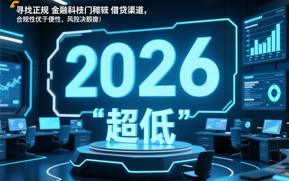 2026超低门槛借钱平台正规吗