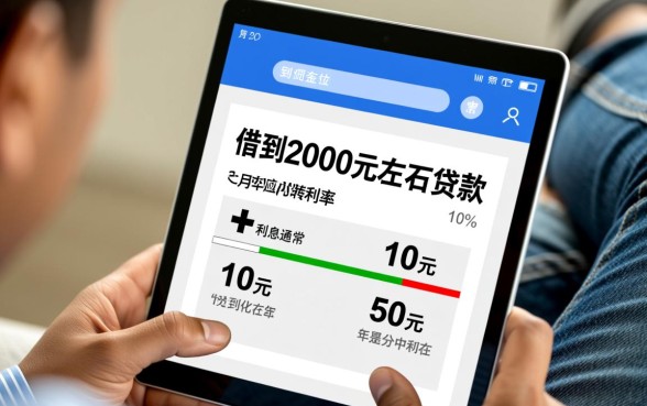 借2000左右网贷利息多少