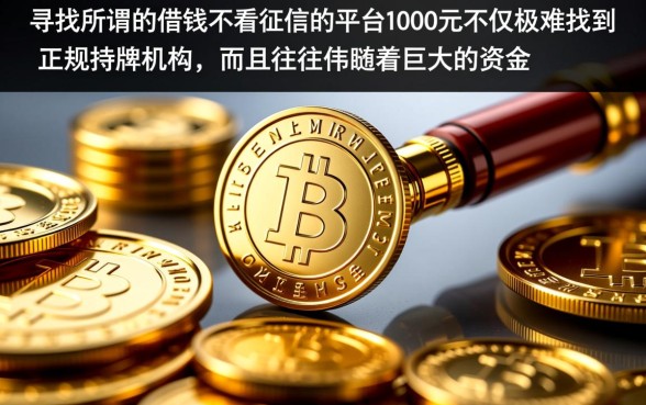 借钱不看征信的平台1000元