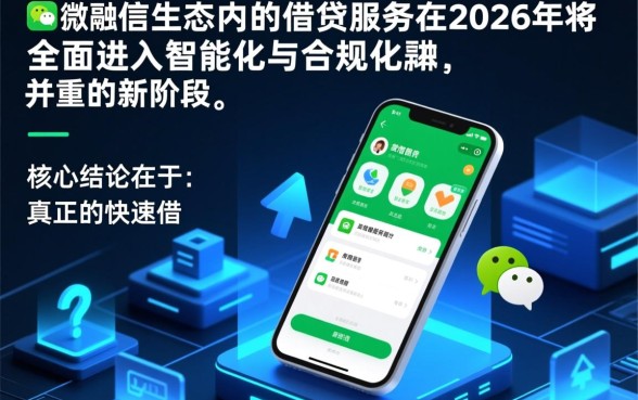 2026年微信快速借钱的口子在哪里