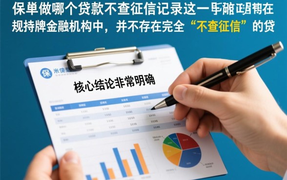 用保单做哪个贷款不查征信记录