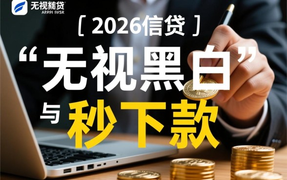 2026新口子秒下款无视黑白是真的吗