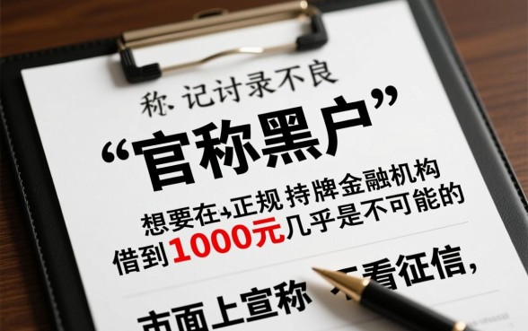 黑户借款一千什么平台可以借到