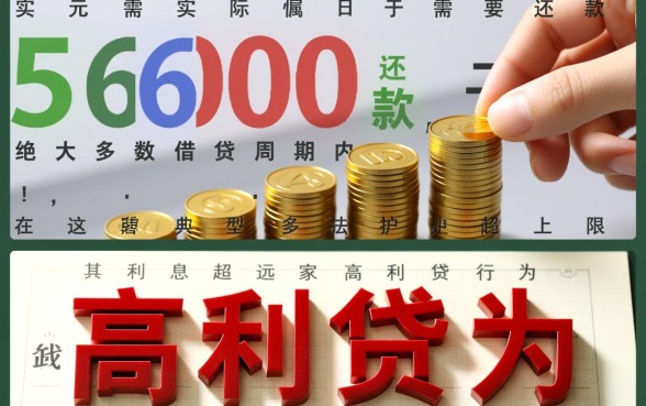 借5000还6000算高利贷吗