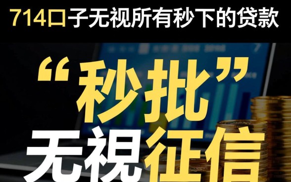 714口子无视所有秒下的贷款是真的吗