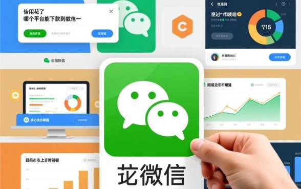 信用花了哪个平台能下款到微信