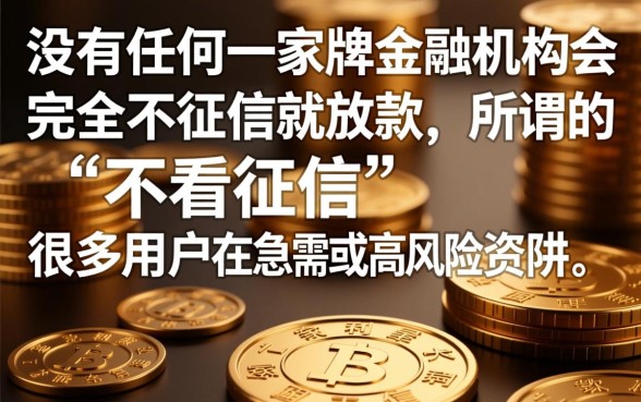 不看征信借钱平台有哪些