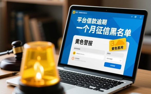 网上平台借款逾期一个月怕不怕