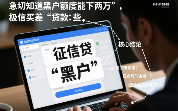 黑户额度能下两万的贷款有哪些