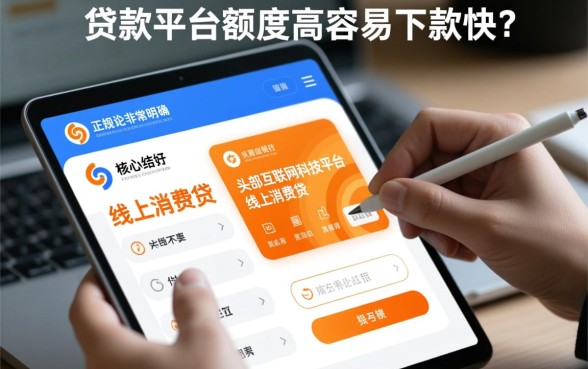 什么贷款平台额度高容易下款快,2026正规靠谱的网贷有哪些 什么贷款平台额度高容易下款快