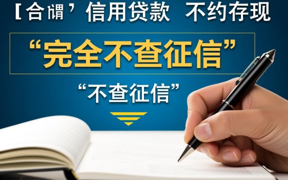 什么小额贷不查征信的呢能下款