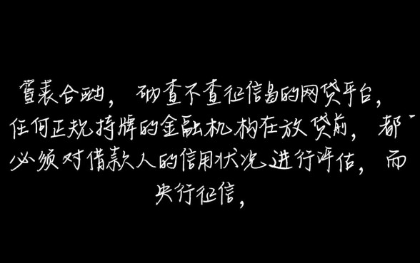 2026最新不看征信的口子有哪些