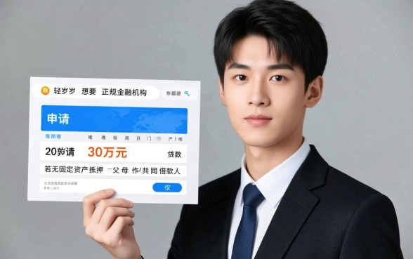 20岁贷款哪里可以贷30万呢