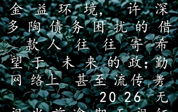 2026无视当前逾期无视征信是真的吗