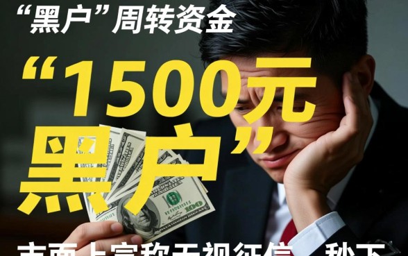 黑户贷款口子秒下款1500元吗