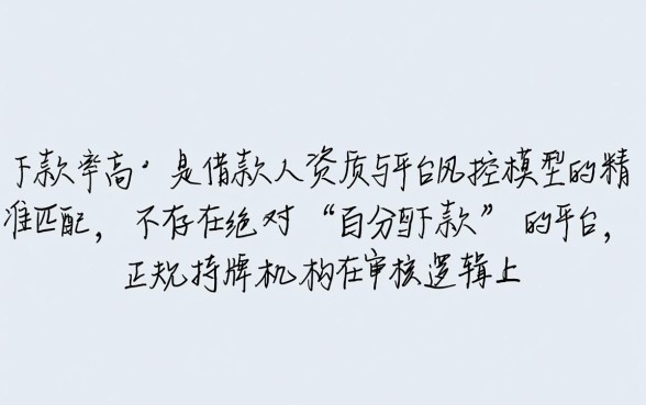 下款率高的正规贷款平台有哪些,2026容易下款的口子 下款率高的正规贷款平台有哪些