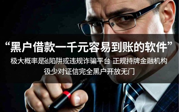 黑户借款一千元容易到账的软件有哪些,真的能下款吗? 黑户借款一千元容易到账的软件有哪些