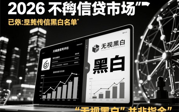 2026无视黑白小额贷款口子靠谱吗