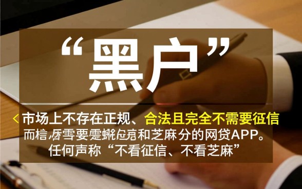 黑户什么网贷app不用芝麻分