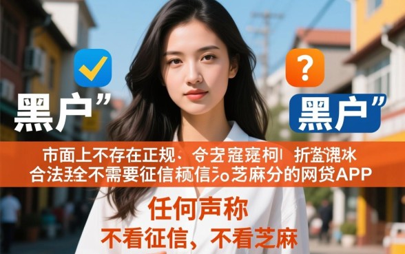 黑户什么网贷app不用芝麻分