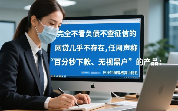 有哪些不看负债不查征信的网贷,不看征信的网贷能下款吗? 有哪些不看负债不查征信的网贷