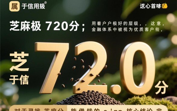 芝麻分720分能借钱的app有哪些