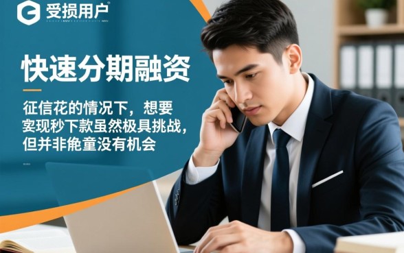 征信花求一个分期秒下款的口子,哪里可以申请容易过? 征信花求一个分期秒下款的口子