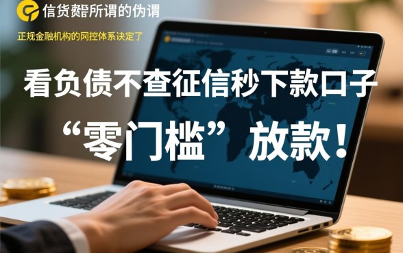 不看负债不查征信秒下款的口子有哪些,2026最新是真的吗? 不看负债不查征信秒下款的口子有哪些