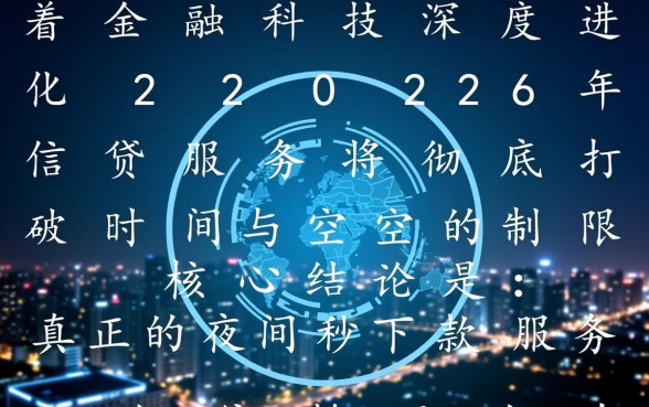 2026晚上秒下款的小贷口子有哪些