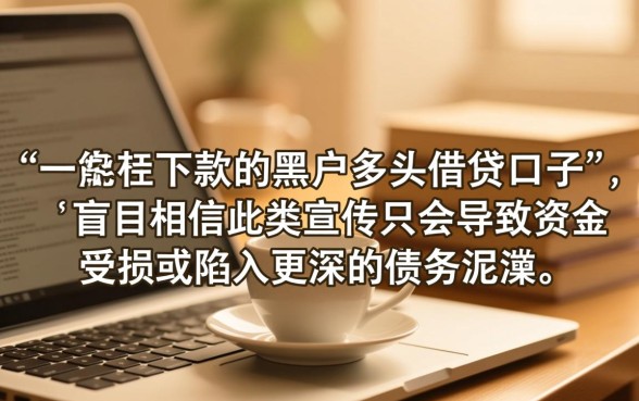 黑户多头借贷口子能下款吗