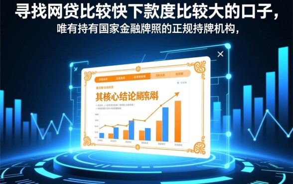 网贷下款快额度大的口子有哪些