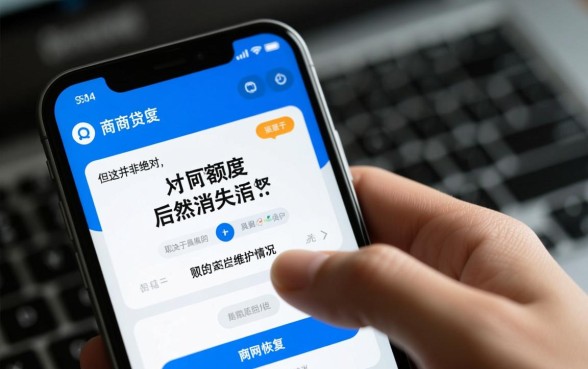 网商贷额度突然消失了会再有吗