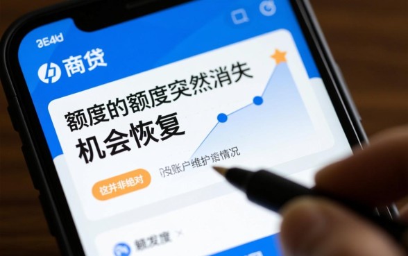 网商贷额度突然消失了会再有吗